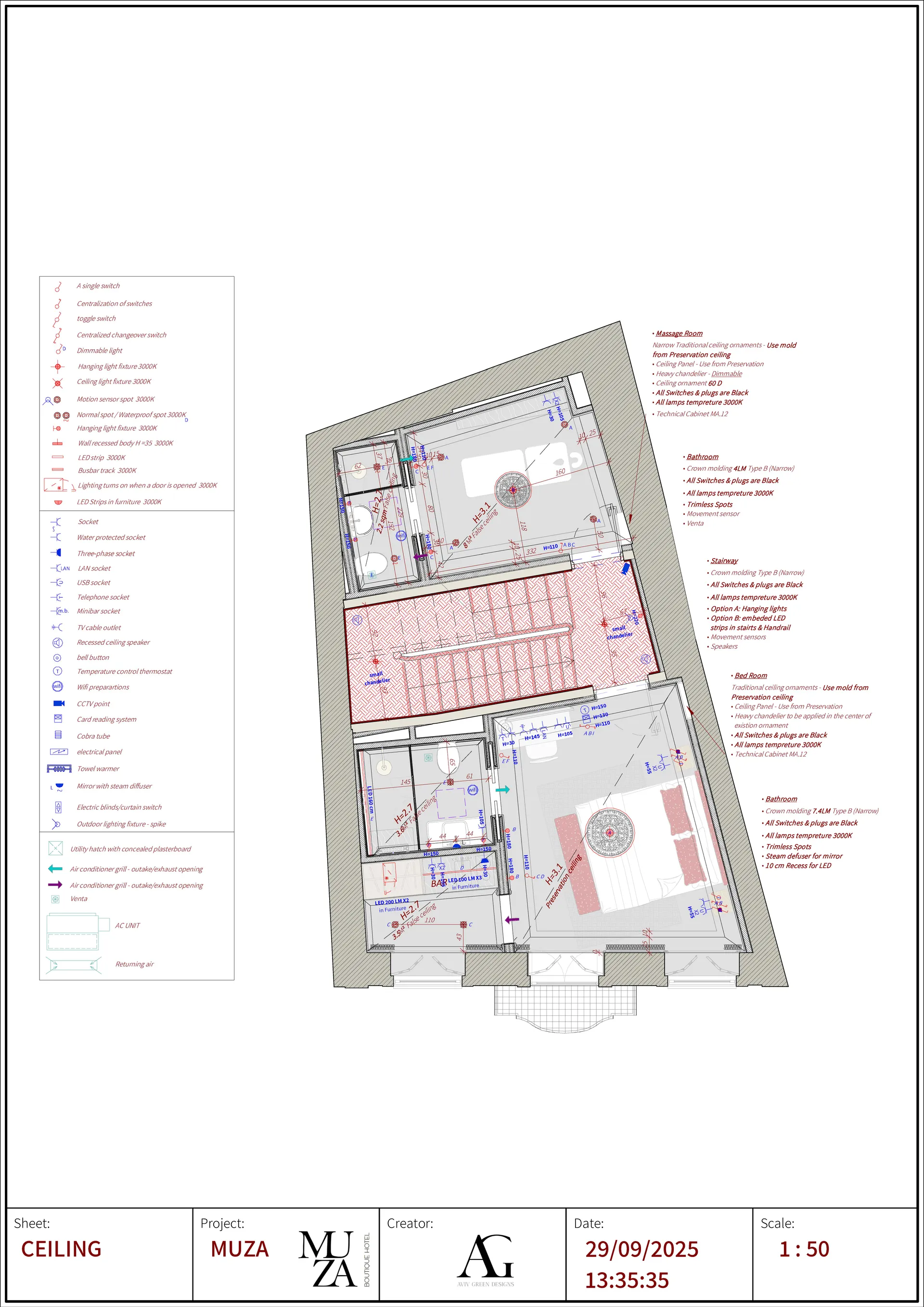 Muza Boutique hotel, Porto, Portugal — ARCHITECTURAL PLANNING (52)
